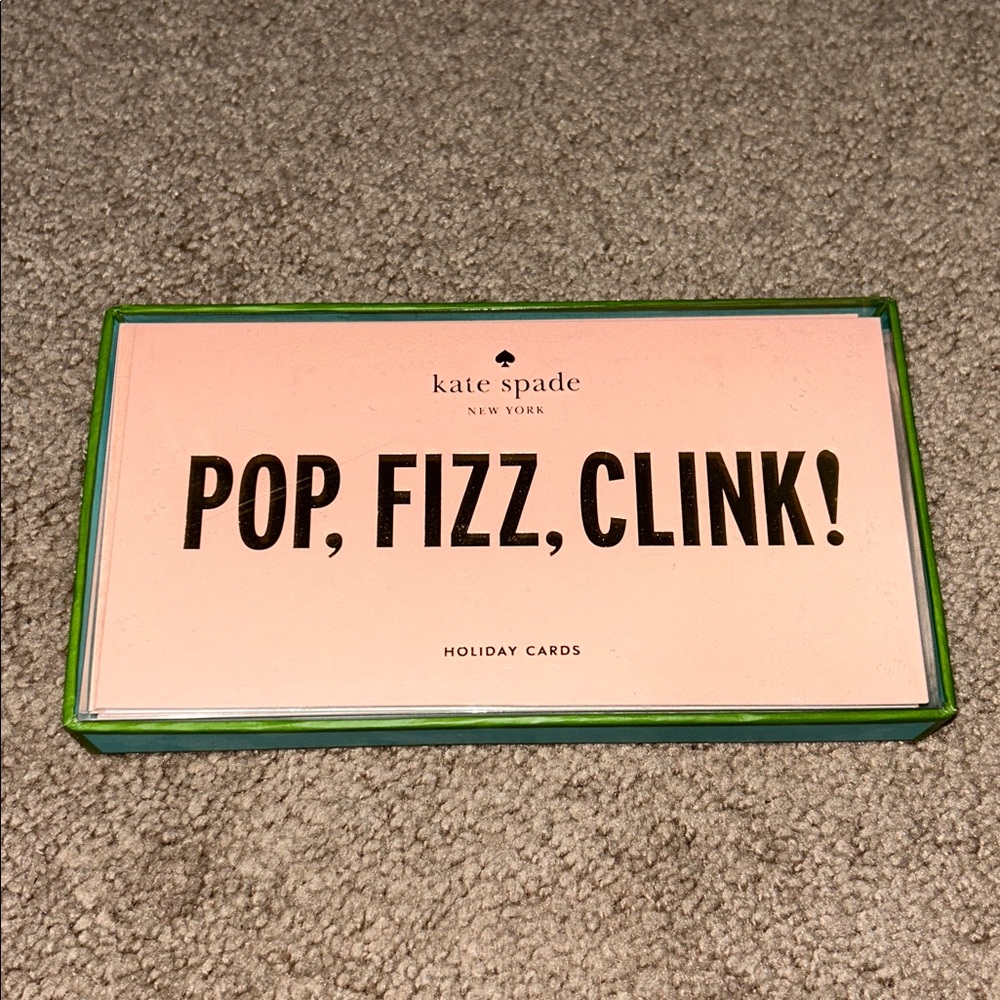Kate Spade Pink Holiday Cards